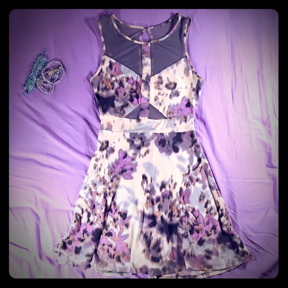 Silence + Noise Artistic Pattern Dress